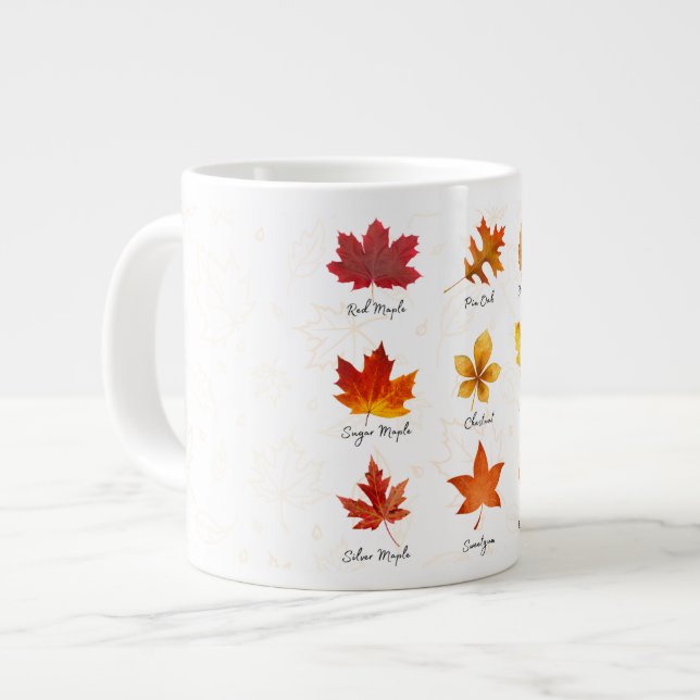 Die Tasse der benutzerdefinierten Keramik, Herbst, (Vorderseite Links)