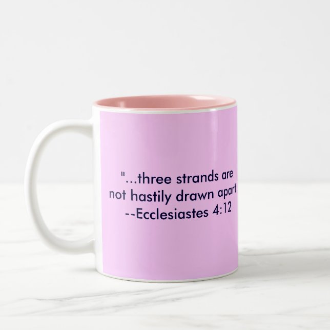Die Tasse der Braut (Links)