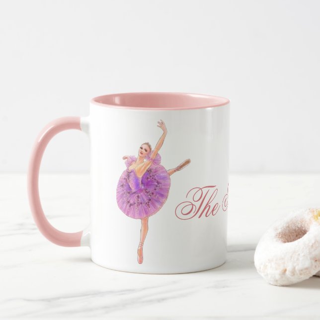 Die Tasse der Nutcracker Ballet Sugar Plum Fairy (Mit Donut)