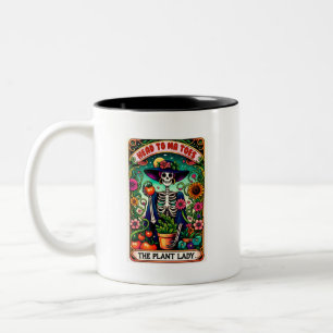 Die Tasse der Pflanze Lady Tarot Card