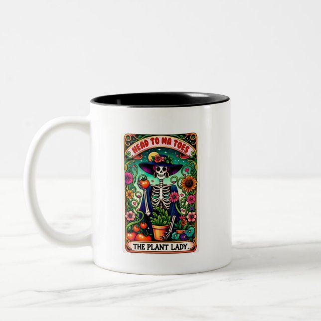 Die Tasse der Pflanze Lady Tarot Card (Links)