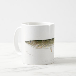 Die Tasse der Pike Fish Fisherman