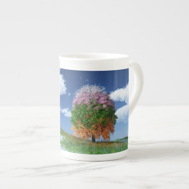 Die Tasse der Spezialitäten der Saison (Vorderseite Rechts)