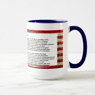 Die Tasse der Sternenbanner