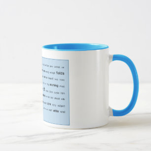 die Tasse des Baumwollstoffs