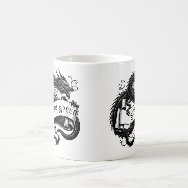 "Die Tasse des Drachengefühls für Fantasy-Liebhabe (Mittel)