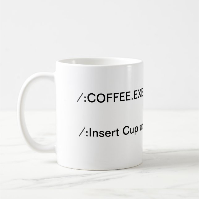 Die Tasse des Geeks (Links)