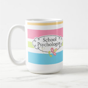 Die Tasse des gestreiften Schulpsychologen