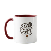 Die Tasse des Kaffees steuern und sparen