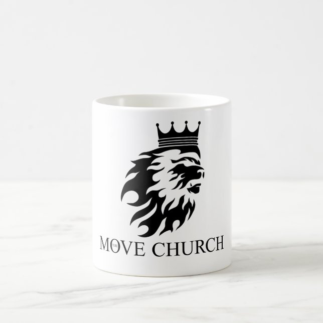 Die Tasse des Logos "Umzug Church Blk" (Mittel)