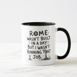 Die Tasse des Projektleiters, Rom, wurde nicht an 