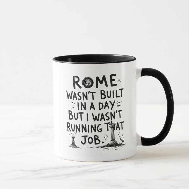 Die Tasse des Projektleiters, Rom, wurde nicht an  (Rechts)