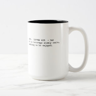 Die Tasse des Screenwriters