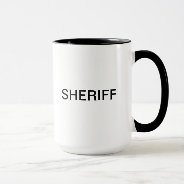 Die Tasse des Sheriffs (Rechts)