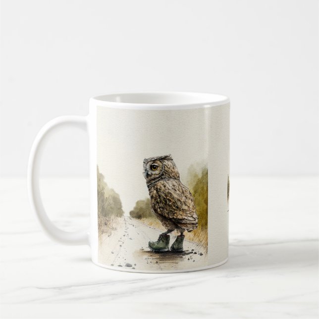 Die Tasse des Solitarienkaffees (Links)