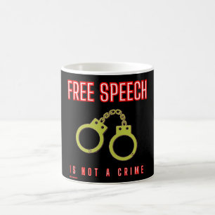 die Tasse "FREIE SPRACHE IST KEINE STRAFE"
