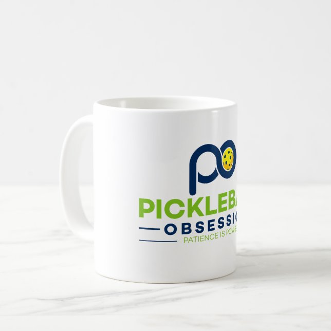 Die Tasse für das Pickleball besessen gewesen!!! (Vorderseite Links)