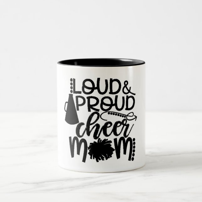 DIE TASSE FÜR EINE "STOLKE MAMA EINES CHEERLEADER" (Mittel)