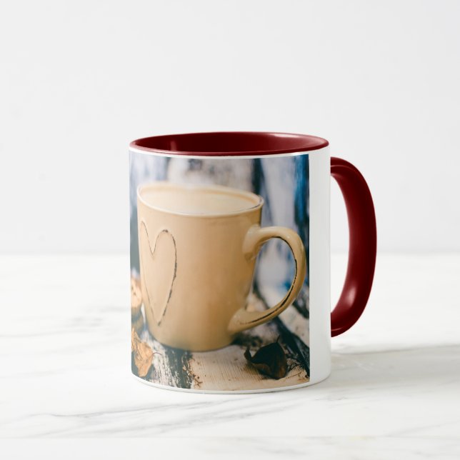 Die Tasse, kombiniert, 11oz, marroon, fertigen Tasse (VorderseiteRechts)