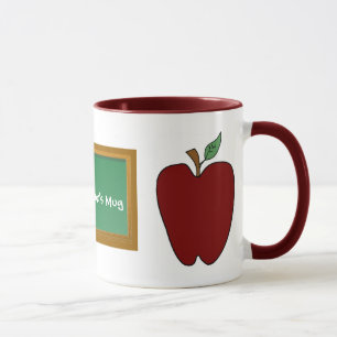 Die Tasse Land-Apple-Lehrers
