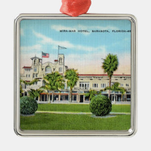 Die Tasse Mira-Mar Hotel Sarasota Ornament Aus Metall
