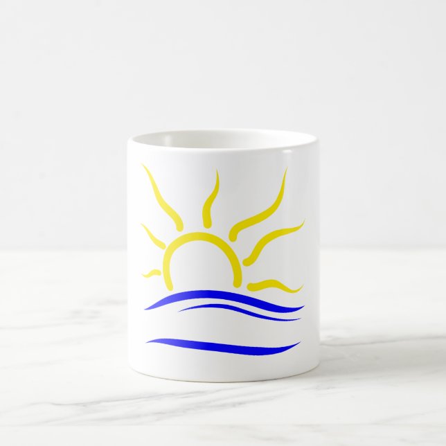 Die Tasse mit dem Naturistensymbol (Mittel)