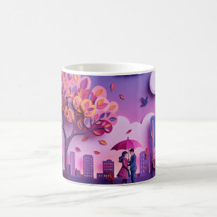 Die Tasse mit der Landschaft