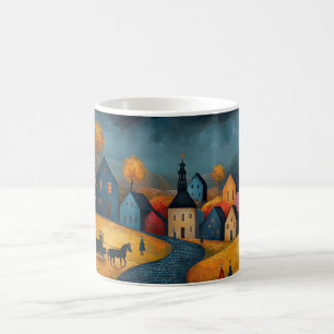 Die Tasse mit der Landschaft