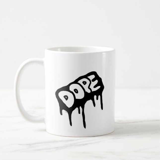 Die Tasse mit Tropfen (Links)