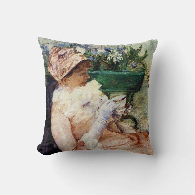 Die Tasse Tee Kissen (Vorderseite)