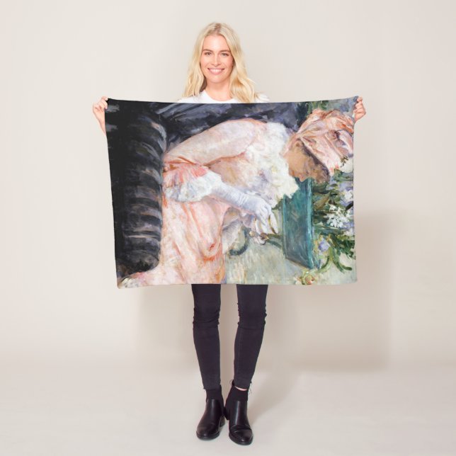 Die Tasse Tee, Mary Cassatt Fleecedecke (Beispiel)