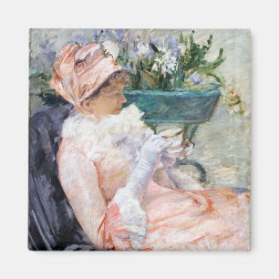 Die Tasse Tee, Mary Cassatt Magnet