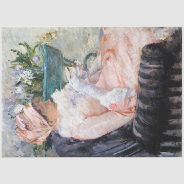 Die Tasse Tee, Mary Cassatt Seidenpapier (Vorderseite)