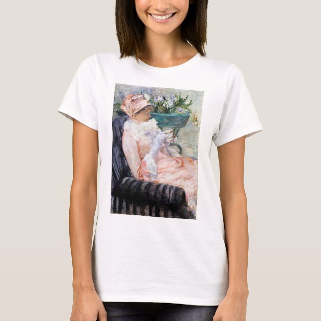 Die Tasse Tee, Mary Cassatt T-Shirt (Vorderseite)