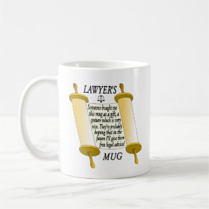  Die Tasse von Funny Lawyer. Rechtsanwältin