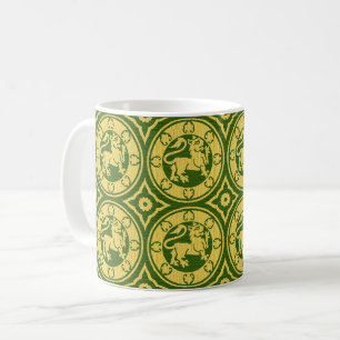 Die Tasse von Gelb und Grün im Mittelalter