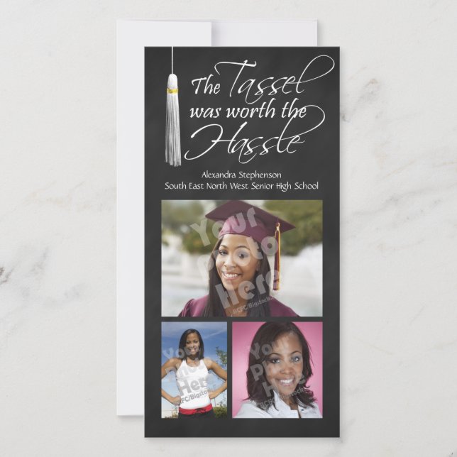 Die Tassel war es wert, den Ärger zu machen Ankündigung (Vorderseite)