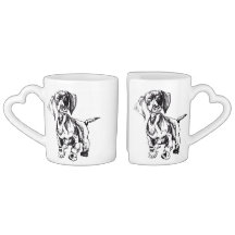 Die Tassen-Set des Dackel-Liebhabers
