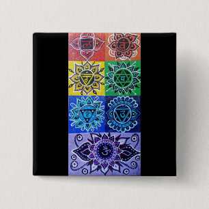 Die Taste 7 Chakras Button
