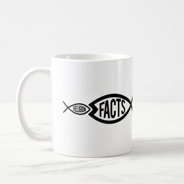 DIE TATEN SIND GRÖSSER ALS DIE RELIGION KAFFEETASSE (Links)
