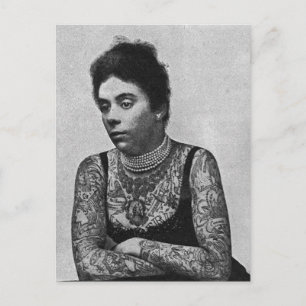 Die tätowierte Mrs. Williams Postkarte