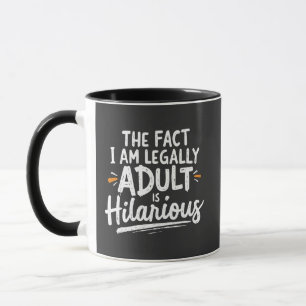 Die Tatsache, dass ich ein Erwachsener bin, ist un Tasse