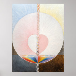 Die Taube, Nr. 1, Hilma af Klint, Herz Poster