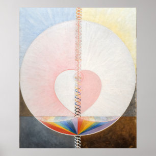 Die Taube, Nr. 1, Hilma af Klint, Herz Poster