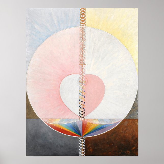 Die Taube, Nr. 1, Hilma af Klint Poster (Vorne)