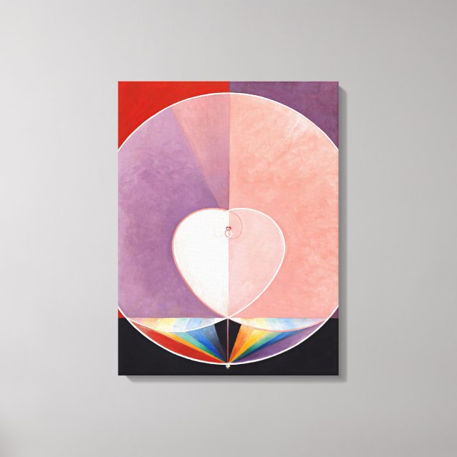 Die Taube Nr. 2 von Hilma af Klint Leinwanddruck (Vorderseite)