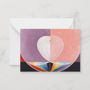 Die Taube, Nr. 2 von Hilma af Klint Mitteilungskarte