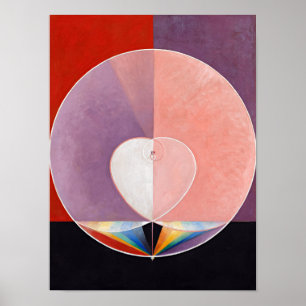 Die Taube Nr. 2 von Hilma af Klint Poster