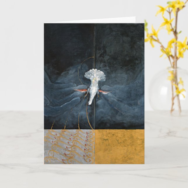 Die Taube, Nr. 5 | Hilma af Klint Karte (Gelbe Blume)
