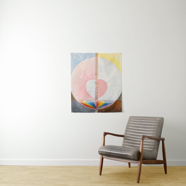 Die Taube von Hilma af Klint Wandteppich (Beispiel)